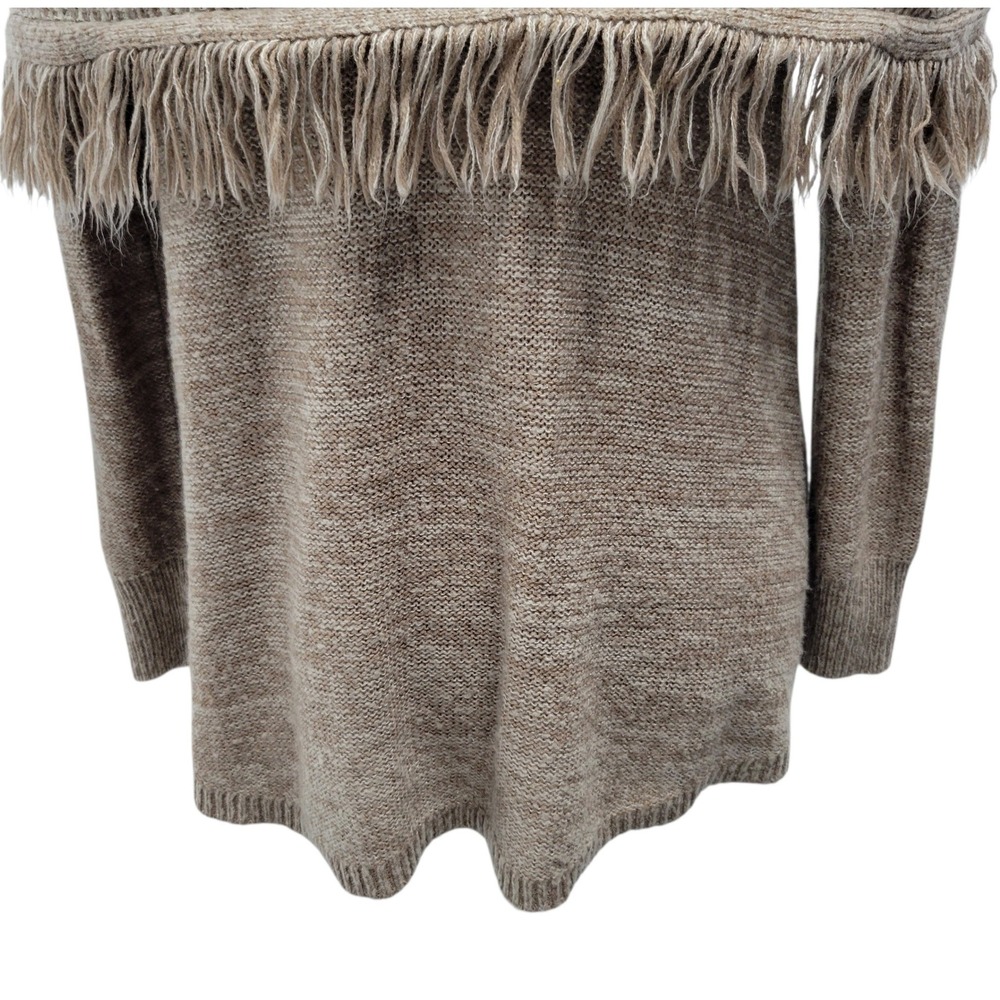 Knox Rose Variegated Fringe Shawl Collar Long sleeve Sweater Tunic J459
Size Sm - Picture 7 of 10